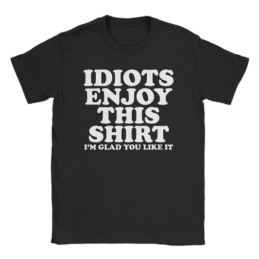 A-or-B-Tees T-Shirt Black / S Idiots T-Shirt