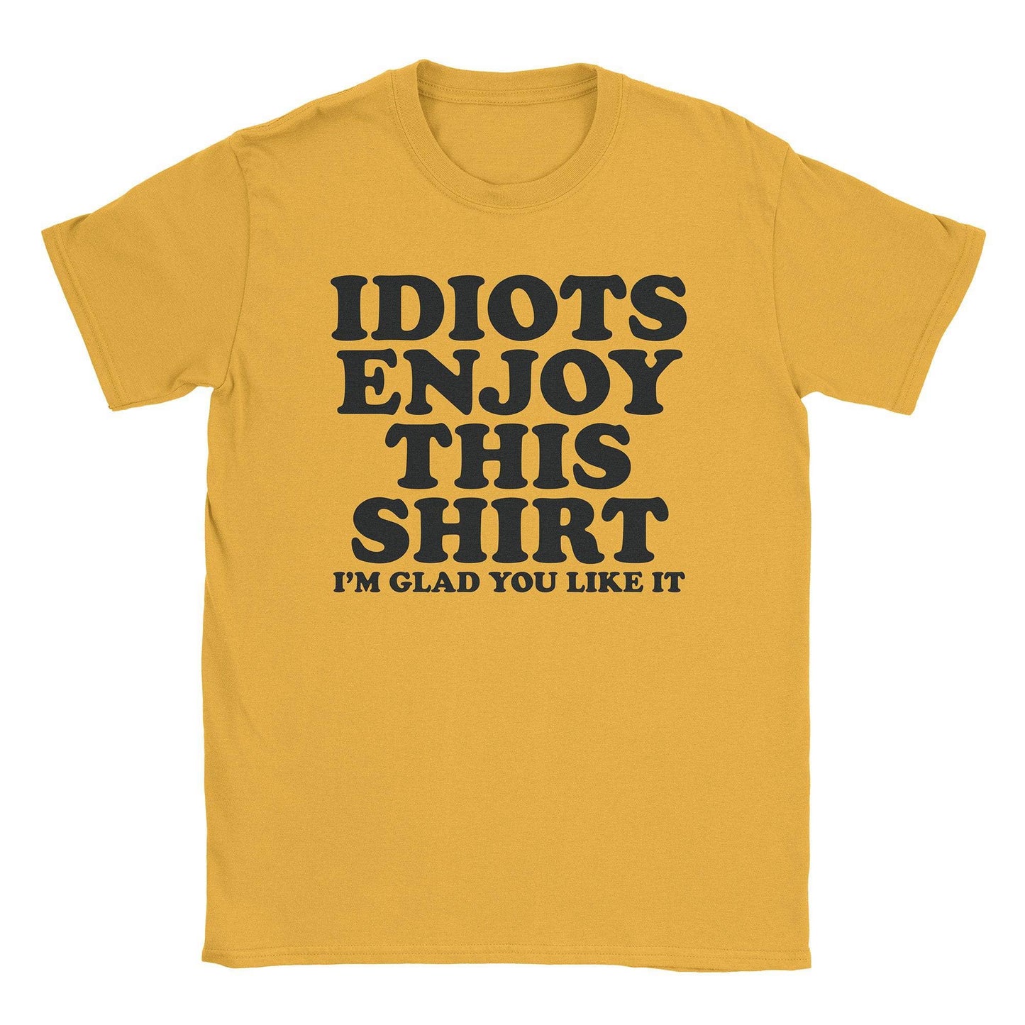 A-or-B-Tees T-Shirt Gold / S Idiots T-Shirt