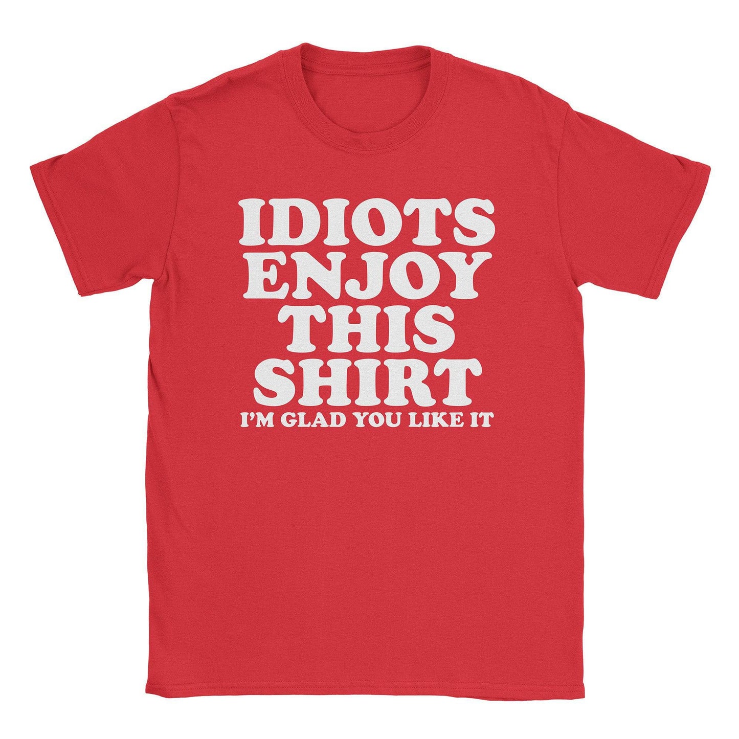 A-or-B-Tees T-Shirt Red / S Idiots T-Shirt