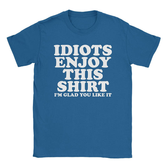 A-or-B-Tees T-Shirt Royal / S Idiots T-Shirt