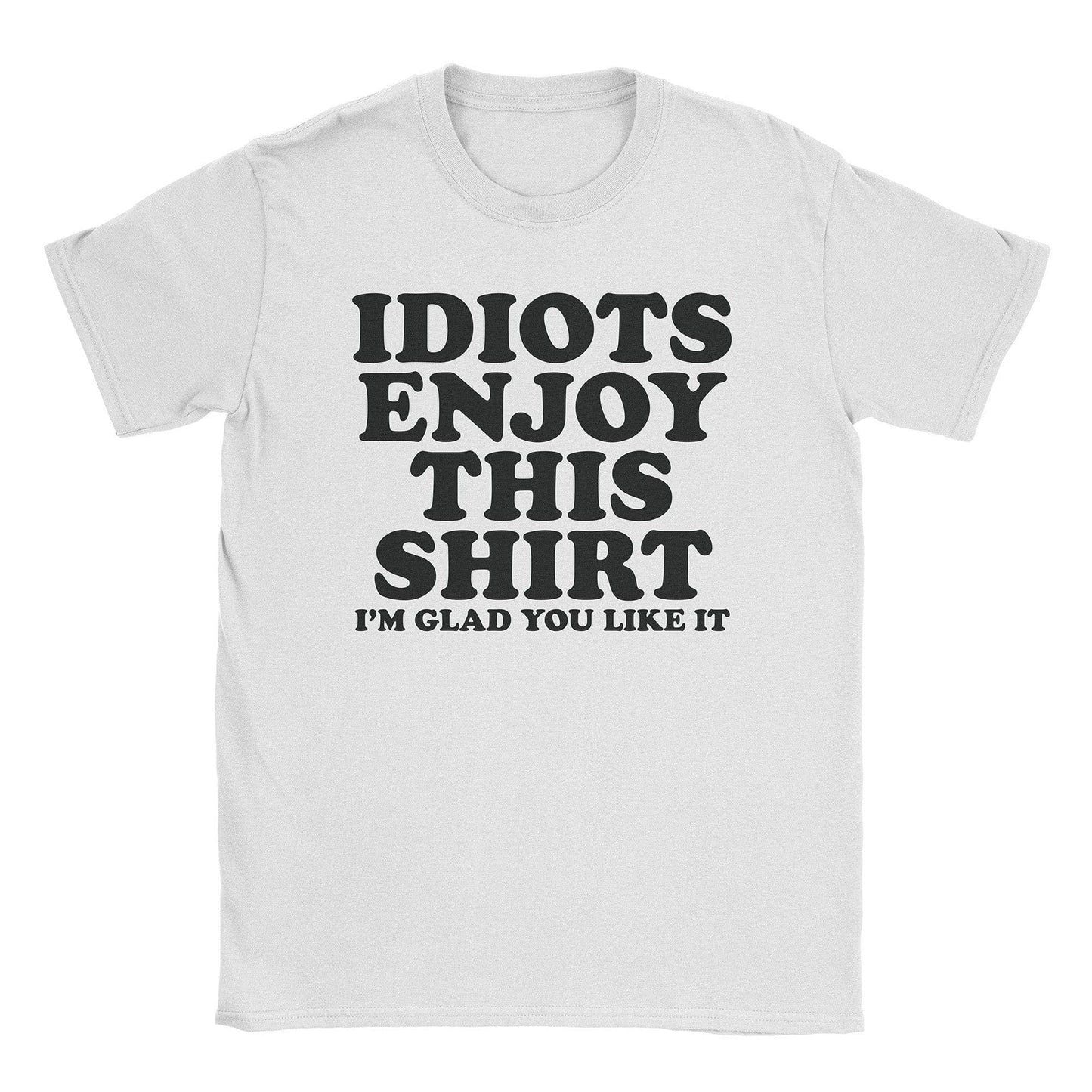 A-or-B-Tees T-Shirt White / S Idiots T-Shirt