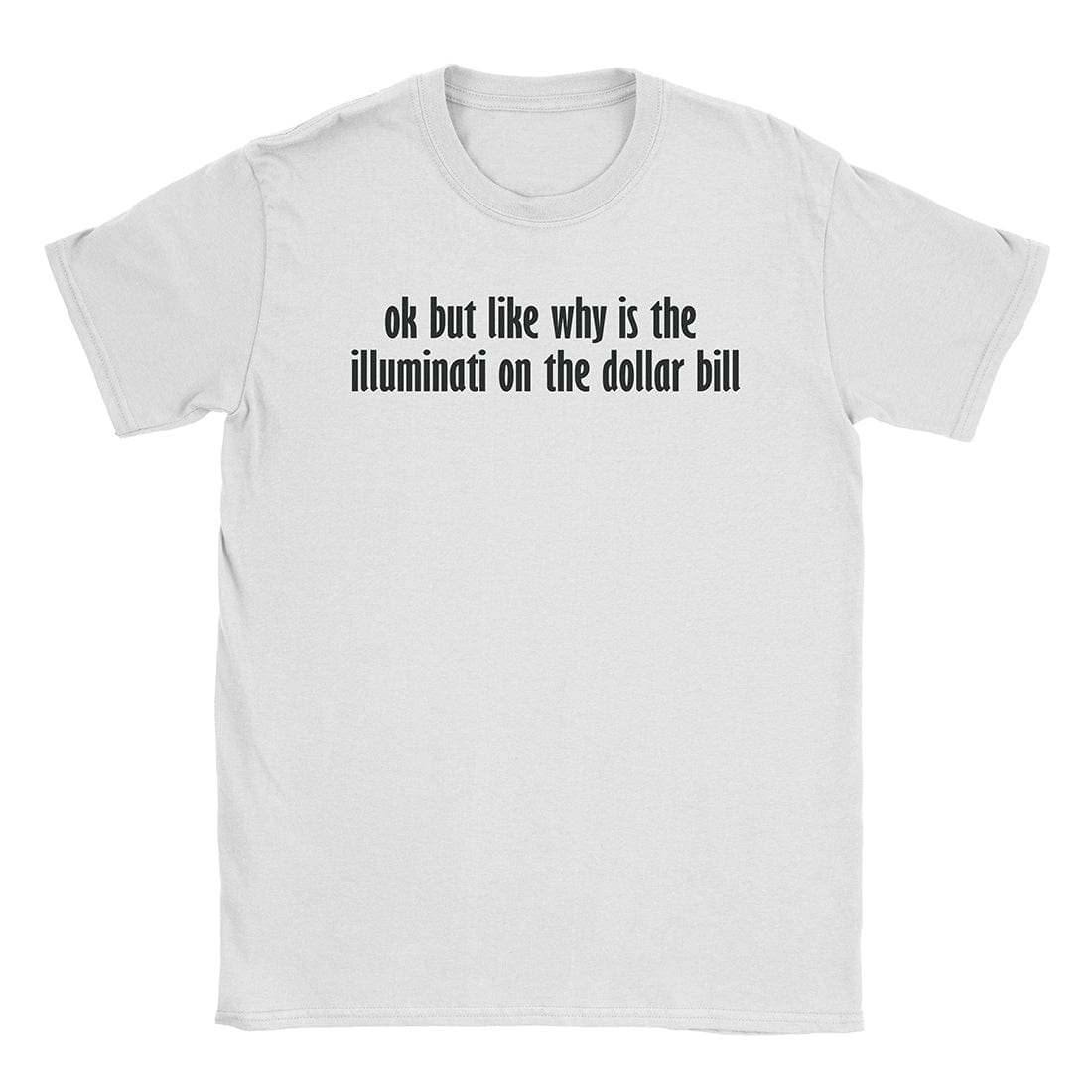 A-or-B-Tees T-Shirt White / S Illuminati T-Shirt
