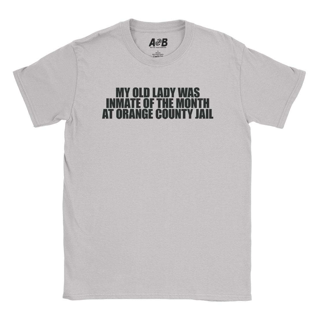 A-or-B-Tees T-Shirt Ice Grey / S Inmate Of The Month T-Shirt