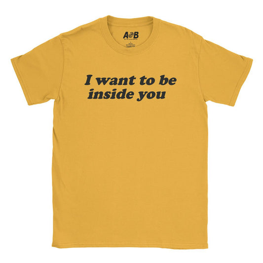 A-or-B-Tees T-Shirt Gold / S Inside You T-Shirt
