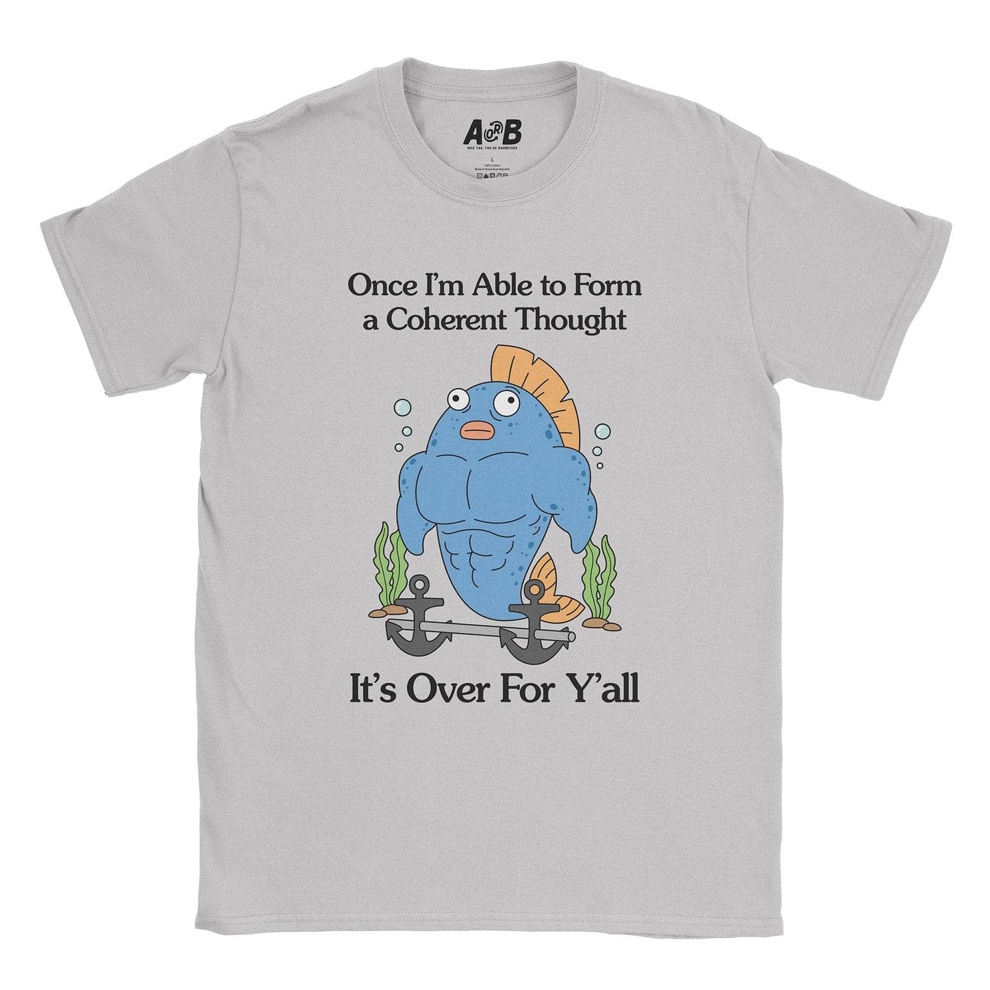 A-or-B-Tees T-Shirt Ice Grey / S It's Over T-Shirt