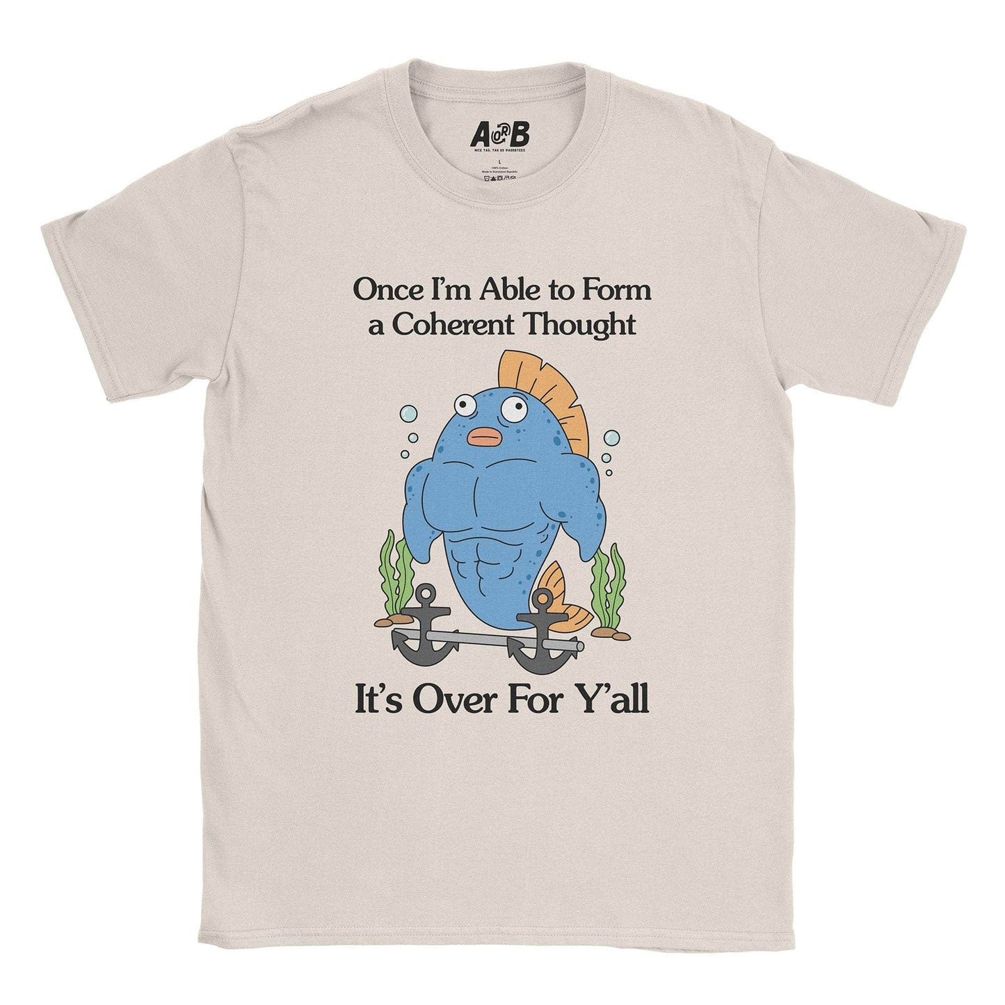 A-or-B-Tees T-Shirt Natural / S It's Over T-Shirt