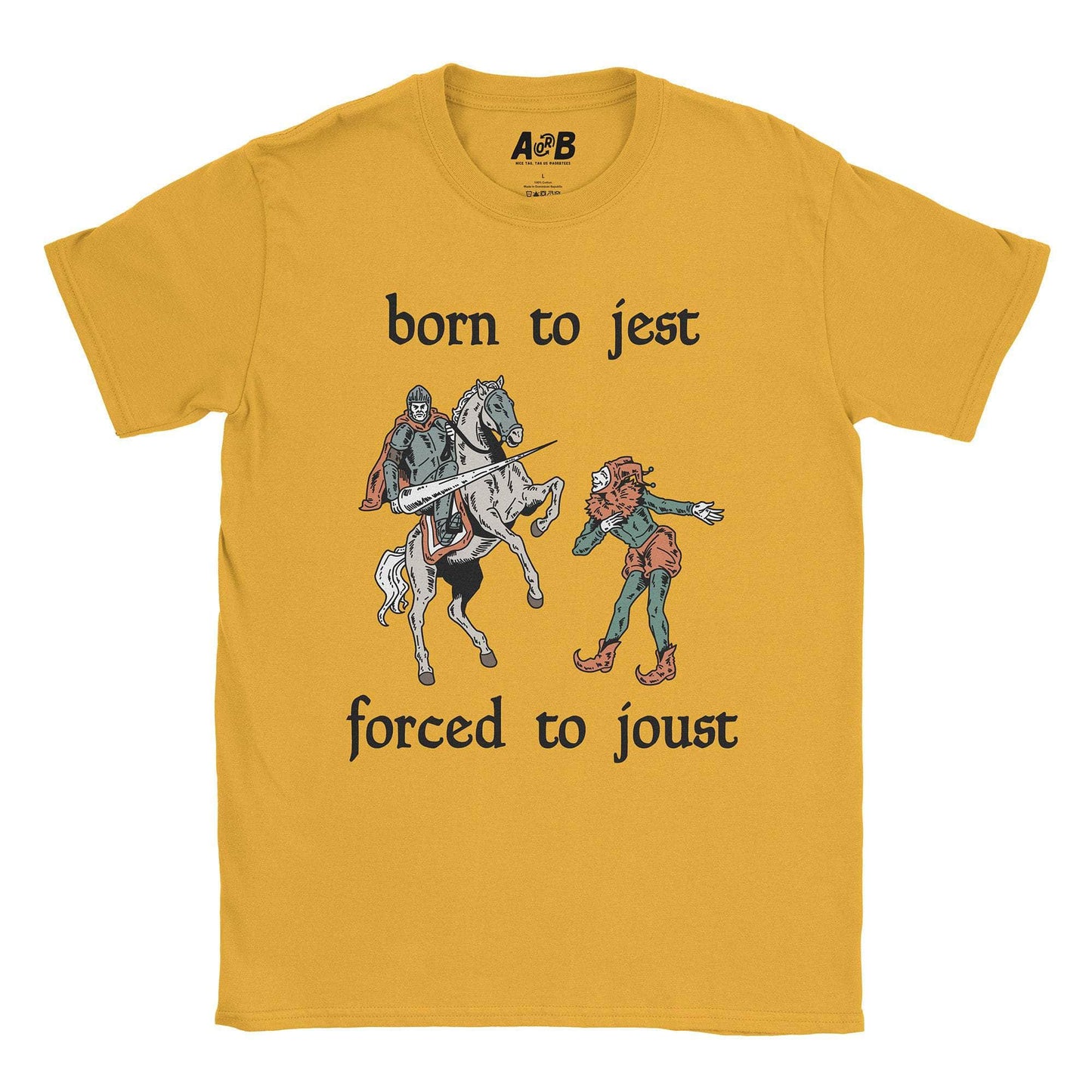 A-or-B-Tees T-Shirt Gold / S Jest T-Shirt