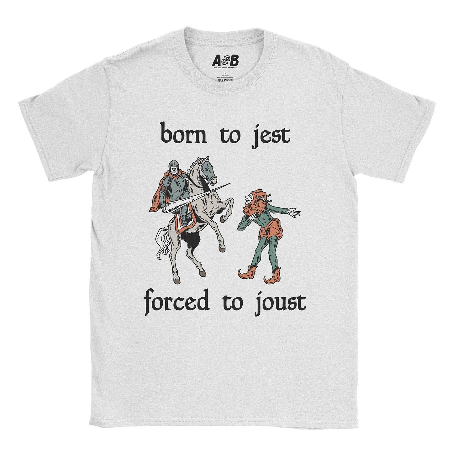 A-or-B-Tees T-Shirt White / S Jest T-Shirt