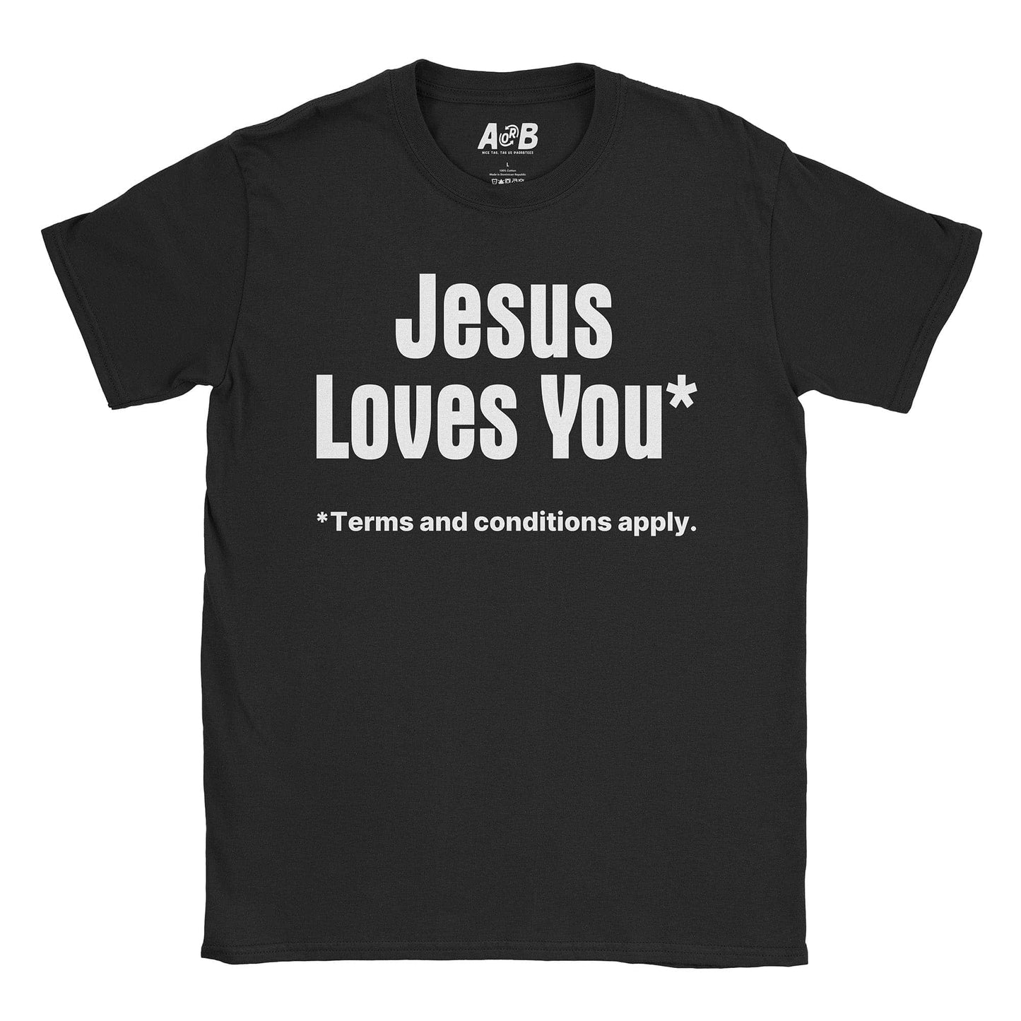 A-or-B-Tees T-Shirt Black / S Jesus T-Shirt