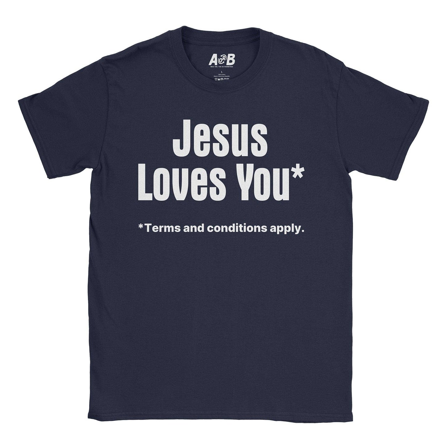 A-or-B-Tees T-Shirt Navy / S Jesus T-Shirt