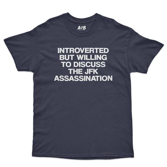 A-or-B-Tees T-Shirt Navy / S JFK T-Shirt