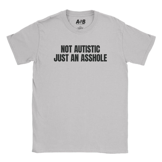 A-or-B-Tees T-Shirt Ice Grey / S Just An Asshole T-Shirt