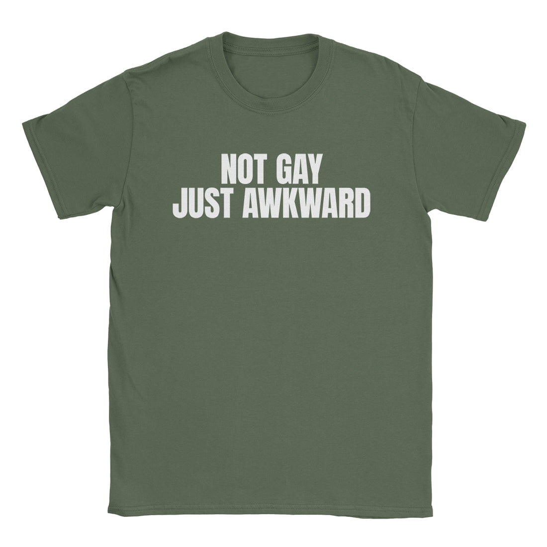 A-or-B-Tees T-Shirt Military Green / S Just Awkward T-Shirt