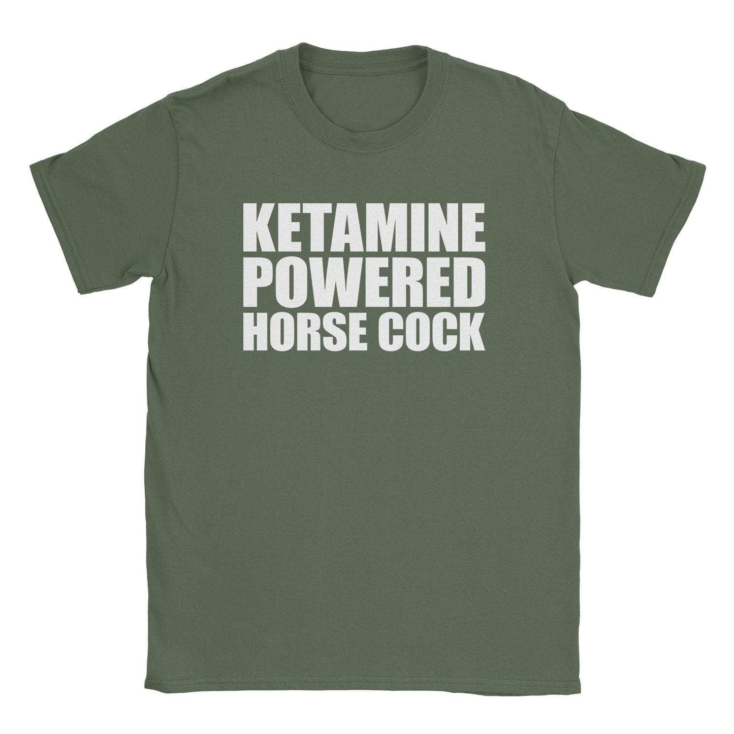 A-or-B-Tees T-Shirt Military Green / S Ketamine Powered T-Shirt