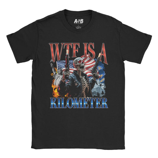 A-or-B-Tees T-Shirt Black / S Kilometer T-Shirt