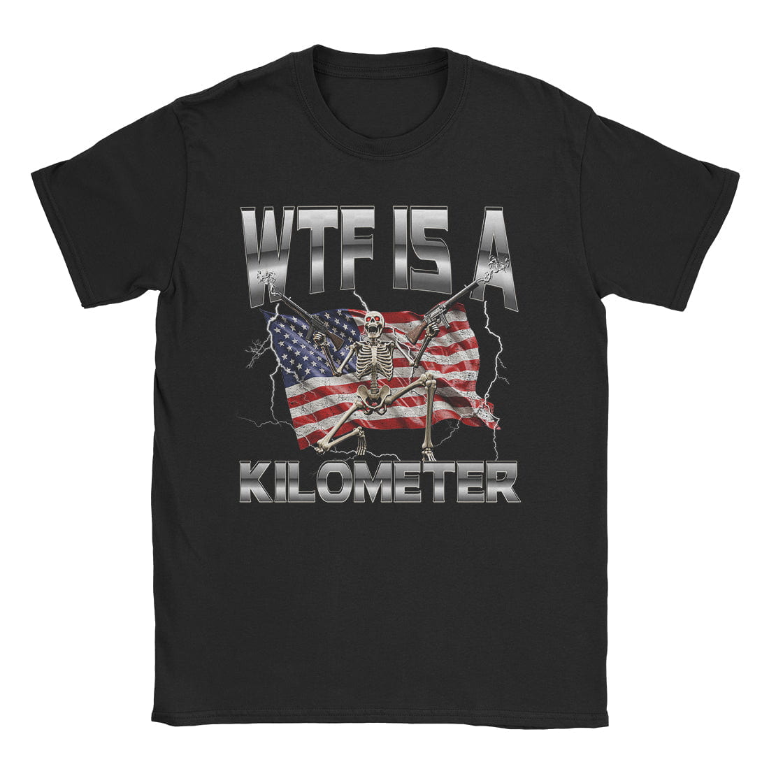 A-or-B-Tees T-Shirt Black / S Kilometer T-Shirt