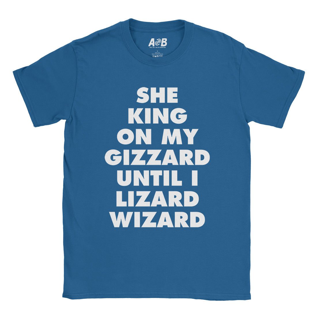 A-or-B-Tees T-Shirt Royal / S King Lizard T-Shirt