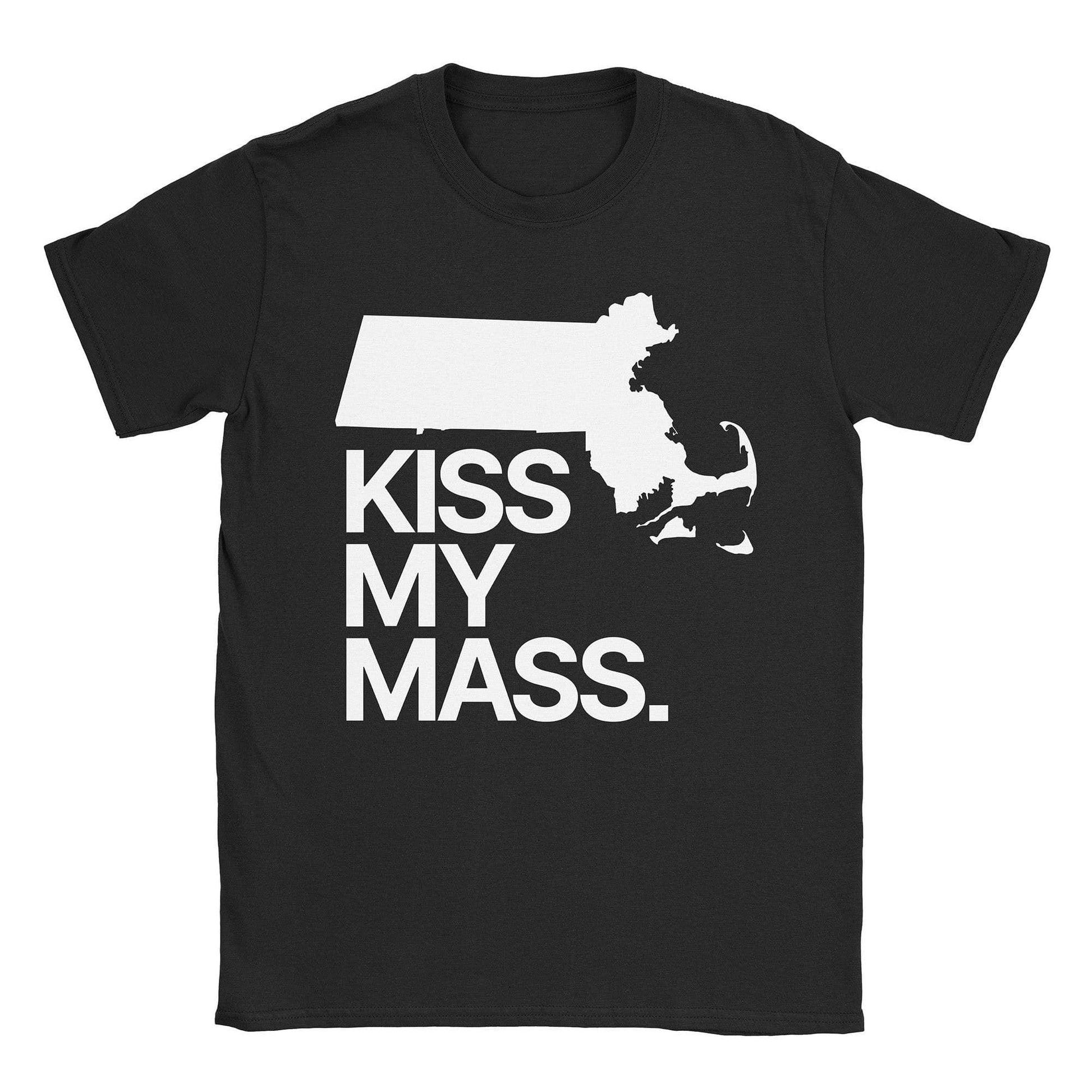 A-or-B-Tees T-Shirt Black / S Kiss Mass T-Shirt