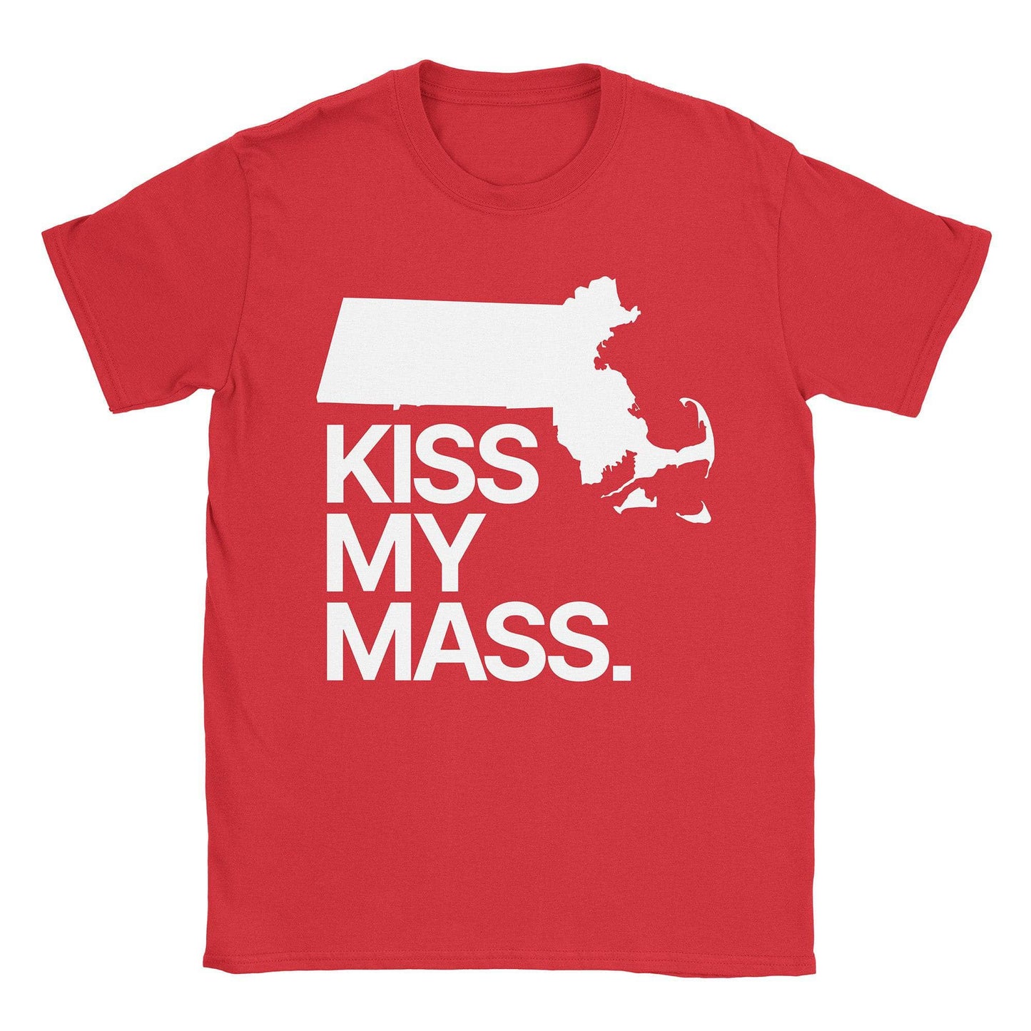A-or-B-Tees T-Shirt Red / S Kiss Mass T-Shirt
