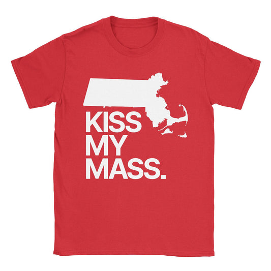 A-or-B-Tees T-Shirt Red / S Kiss Mass T-Shirt
