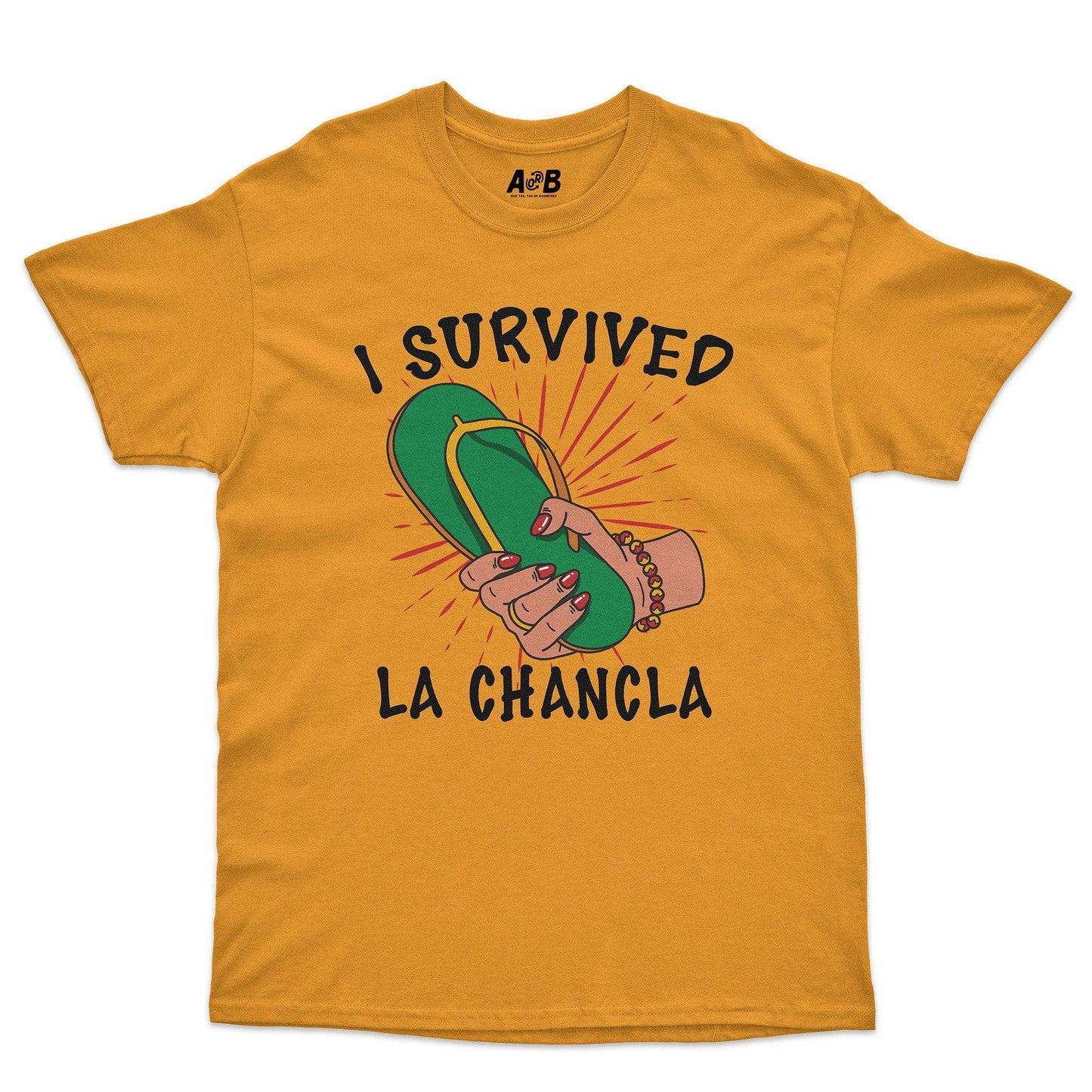 A-or-B-Tees T-Shirt Gold / S La Chancla T-Shirt