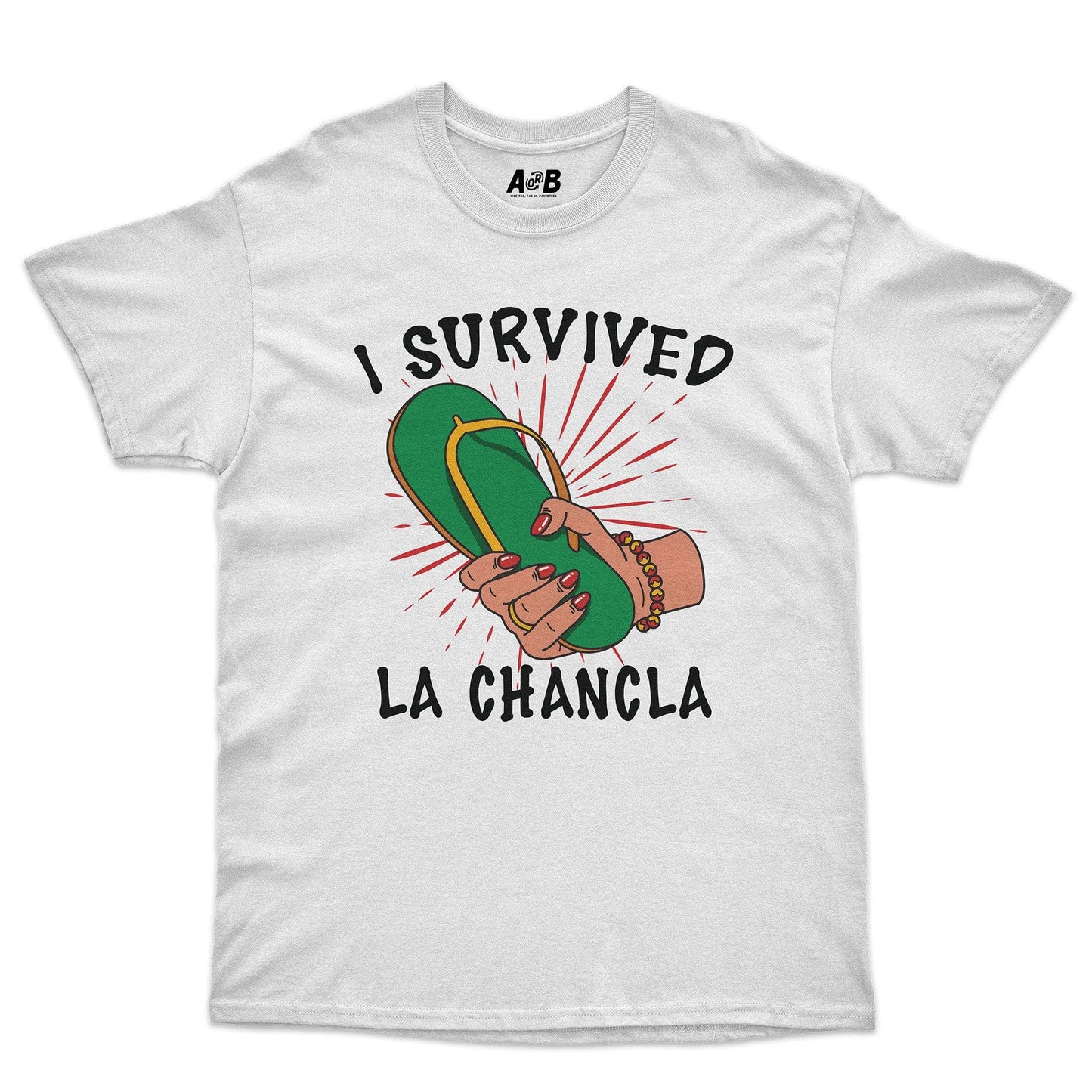A-or-B-Tees T-Shirt White / S La Chancla T-Shirt