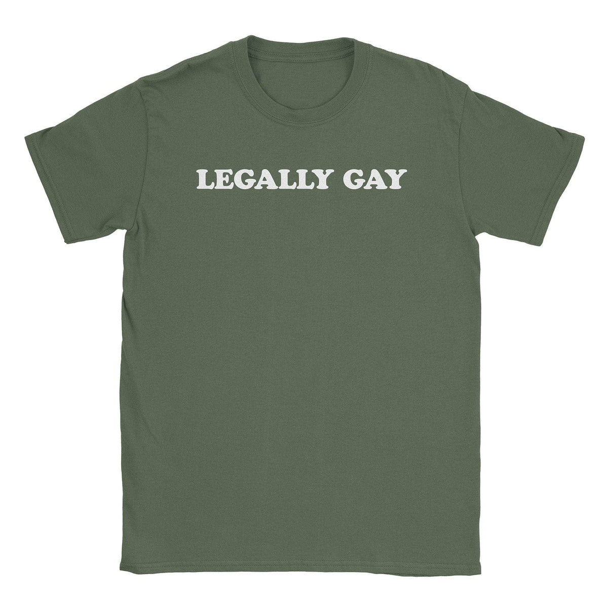 A-or-B-Tees T-Shirt Military Green / S Legally Gay T-Shirt