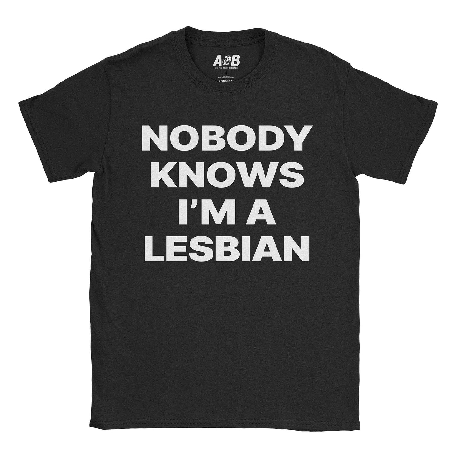A-or-B-Tees T-Shirt Black / S Lesbian T-Shirt