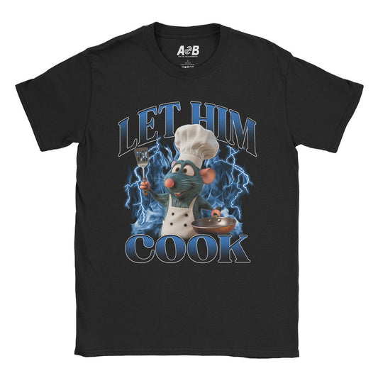 A-or-B-Tees T-Shirt Black / S Let Him Cook T-Shirt