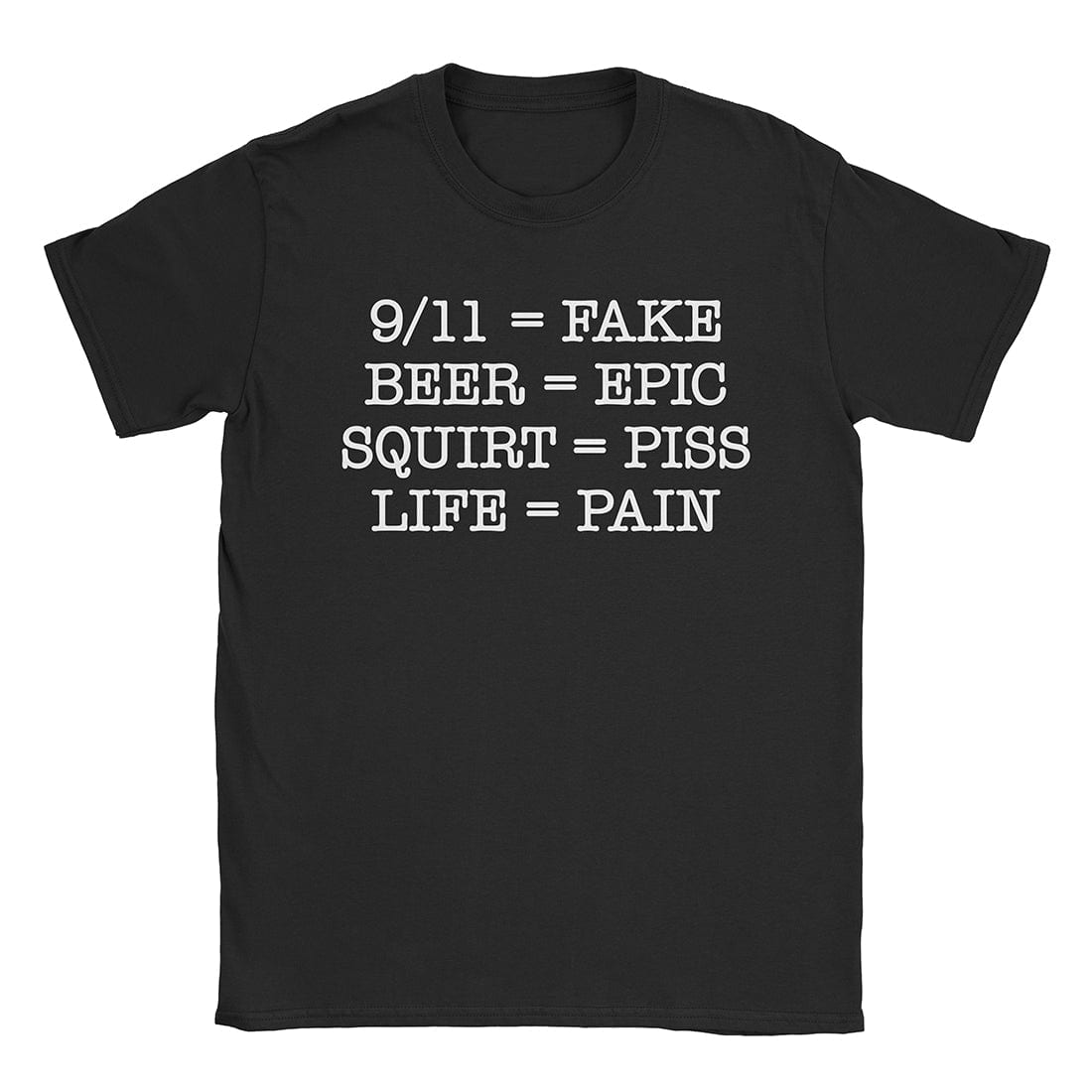 A-or-B-Tees T-Shirt Black / S Life Is Pain T-Shirt