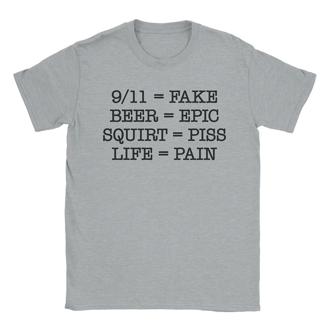 A-or-B-Tees T-Shirt Sport Grey / S Life Is Pain T-Shirt