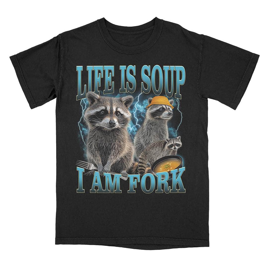 A-or-B-Tees T-Shirt Black / S Life Is Soup T-Shirt