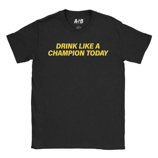 A-or-B-Tees T-Shirt Black / S Like A Champ T-Shirt