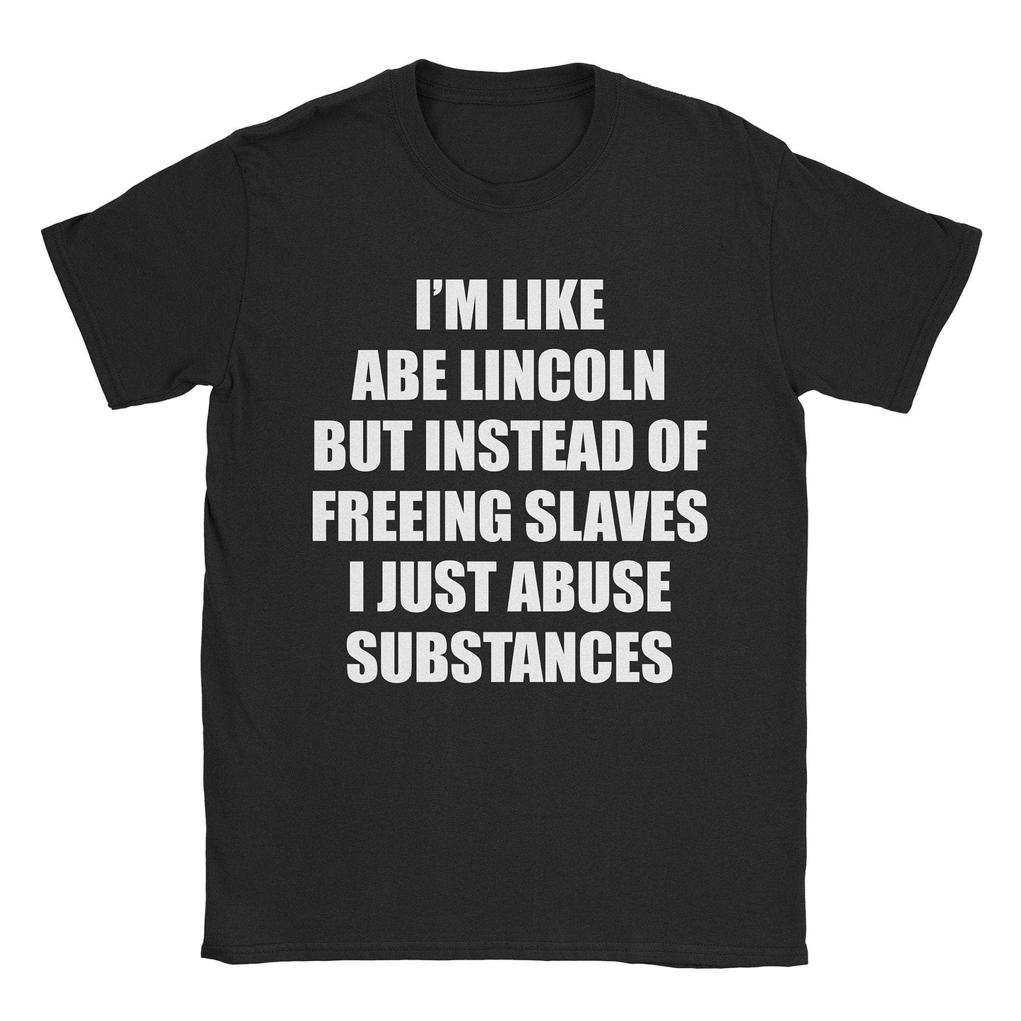 A-or-B-Tees T-Shirt Black / S Lincoln's Twin T-Shirt