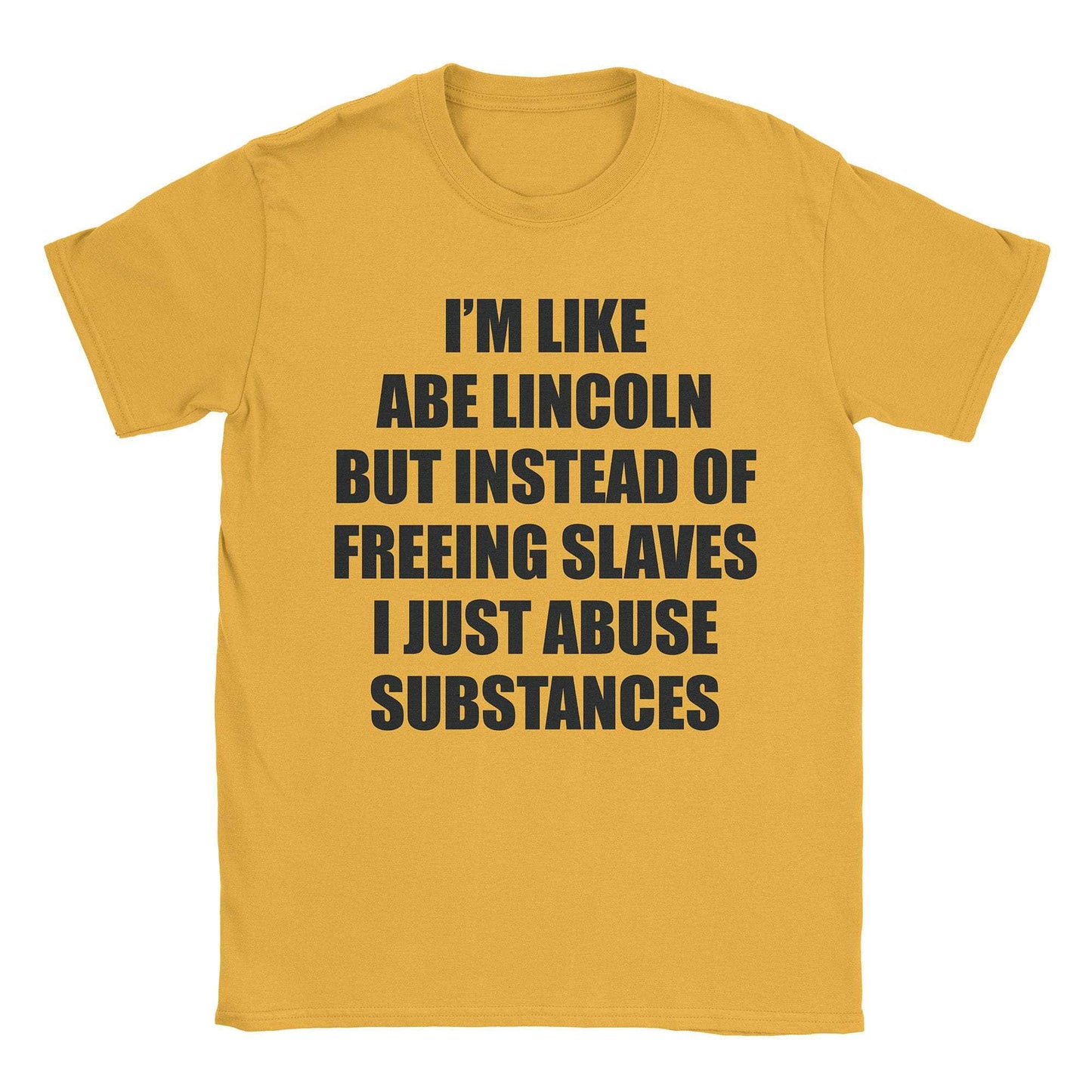 A-or-B-Tees T-Shirt Gold / S Lincoln's Twin T-Shirt