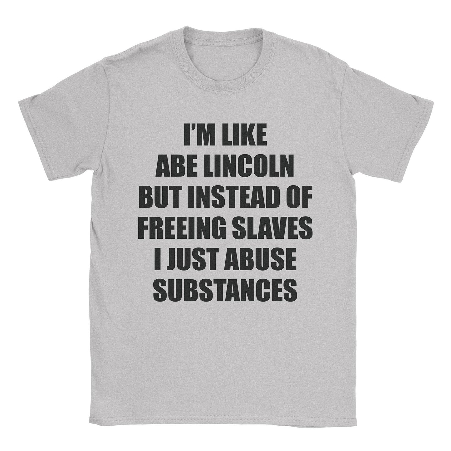 A-or-B-Tees T-Shirt Ice Grey / S Lincoln's Twin T-Shirt