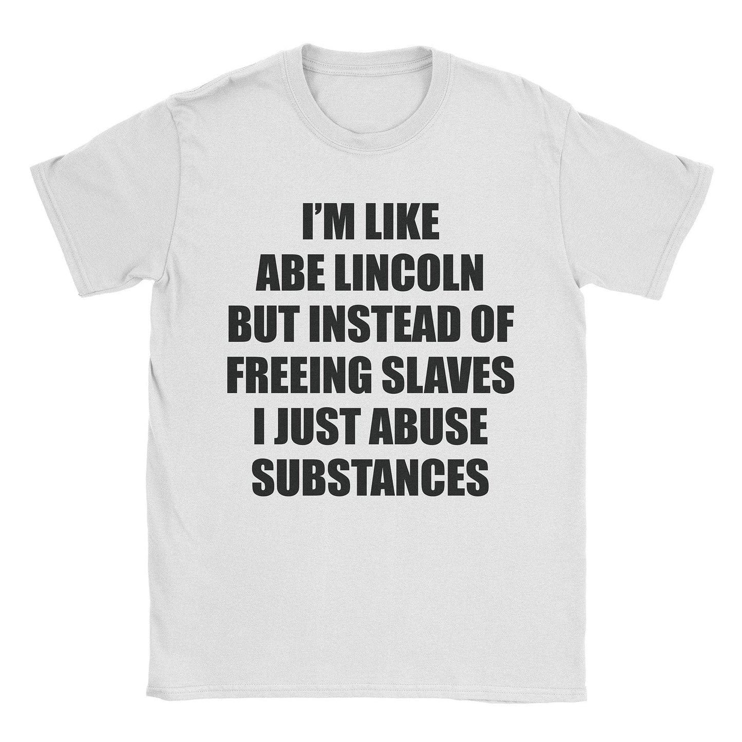 A-or-B-Tees T-Shirt White / S Lincoln's Twin T-Shirt