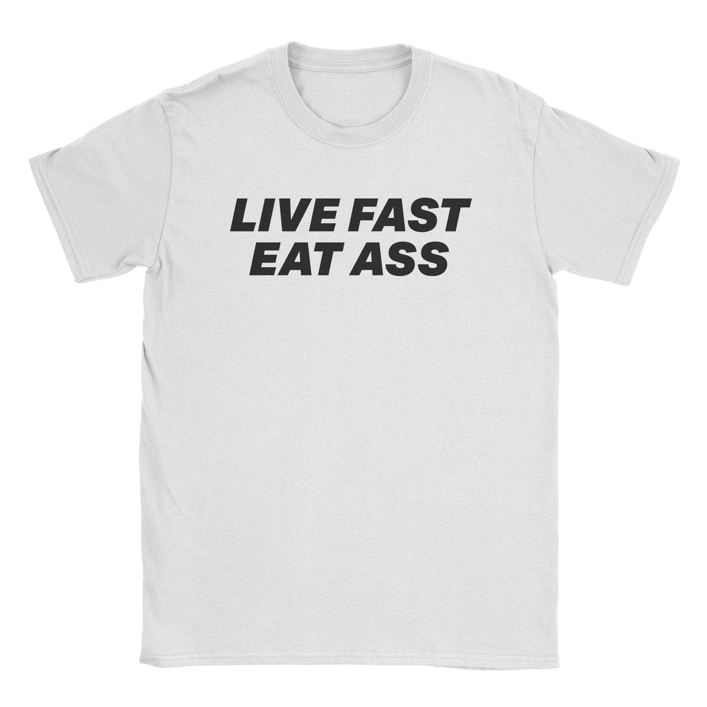 A-or-B-Tees T-Shirt White / S Live Fast T-Shirt