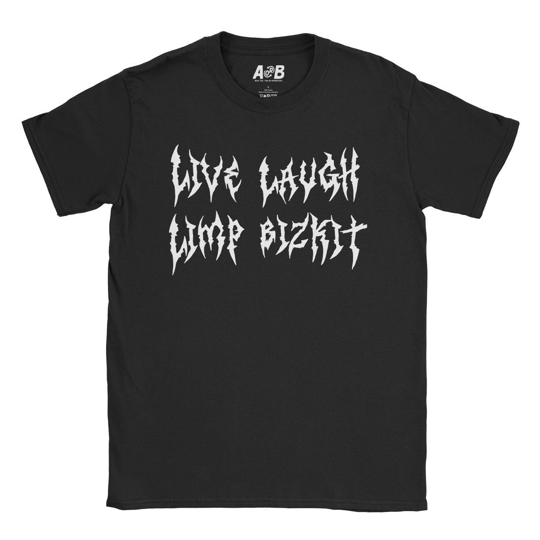 A-or-B-Tees T-Shirt Black / S Live Laugh Limp T-Shirt