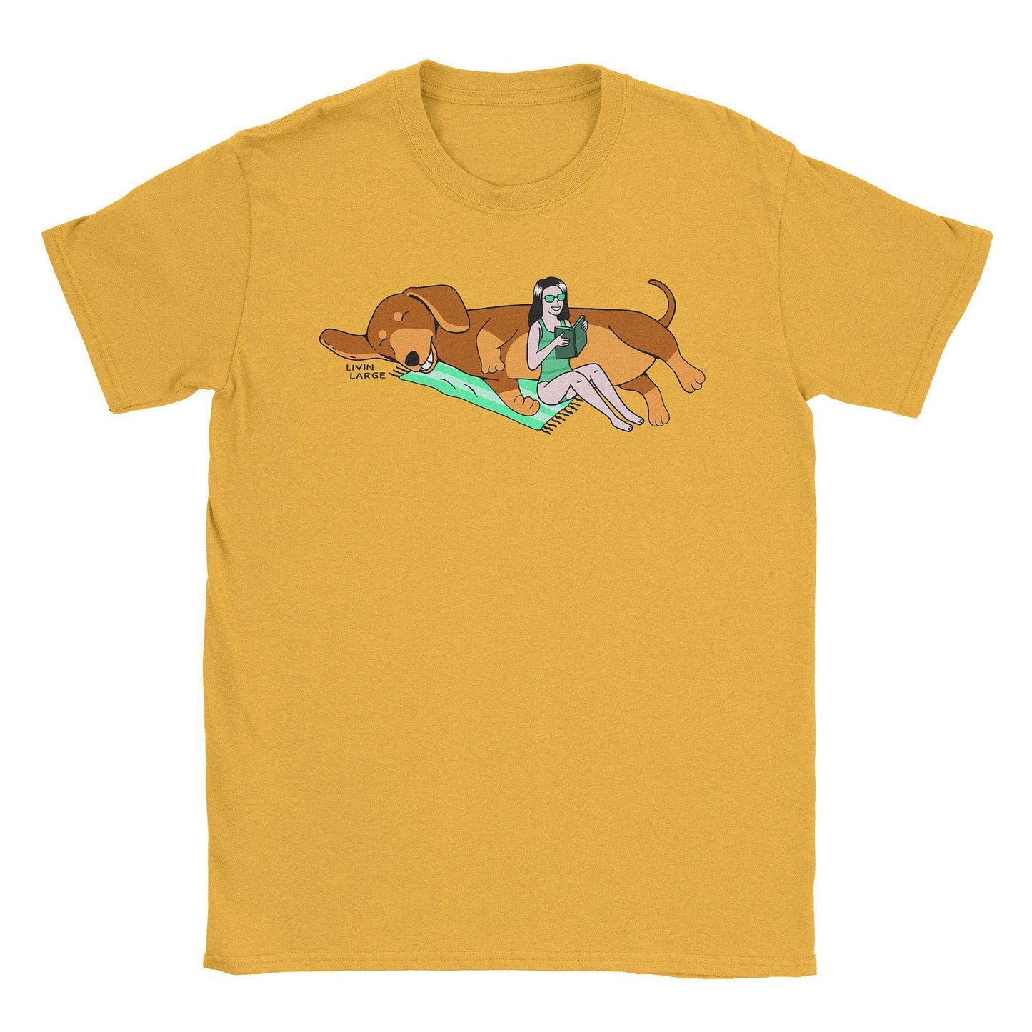 A-or-B-Tees T-Shirt Gold / S Livin Large T-Shirt