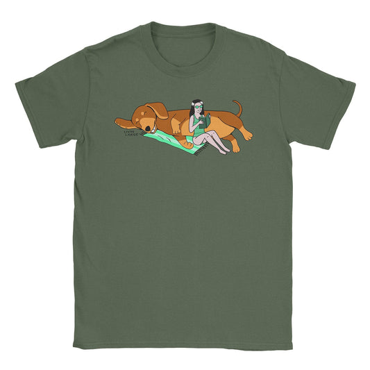 A-or-B-Tees T-Shirt Military Green / S Livin Large T-Shirt