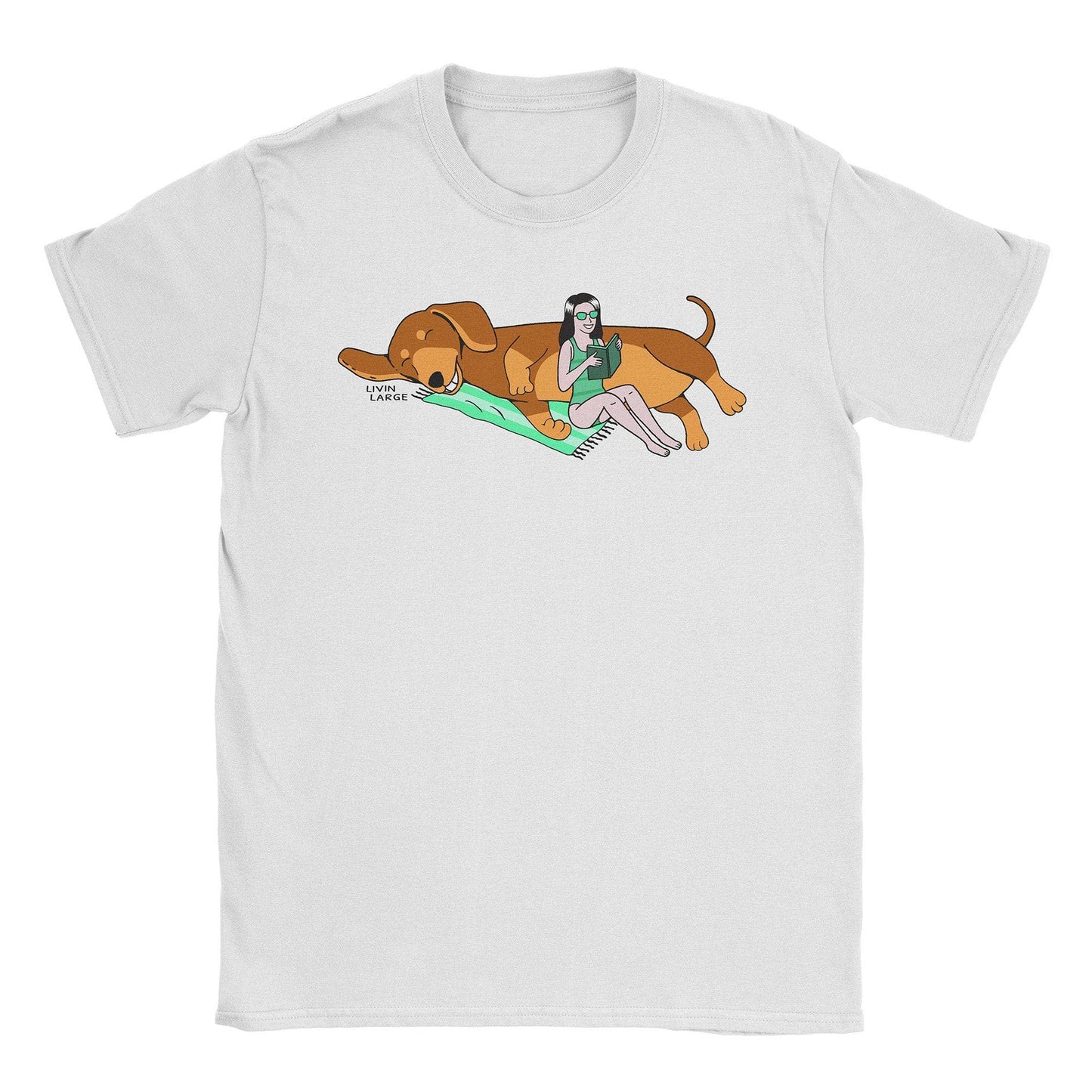 A-or-B-Tees T-Shirt White / S Livin Large T-Shirt