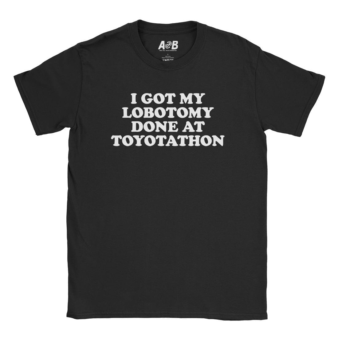 A-or-B-Tees T-Shirt Black / S Lobotomy T-Shirt