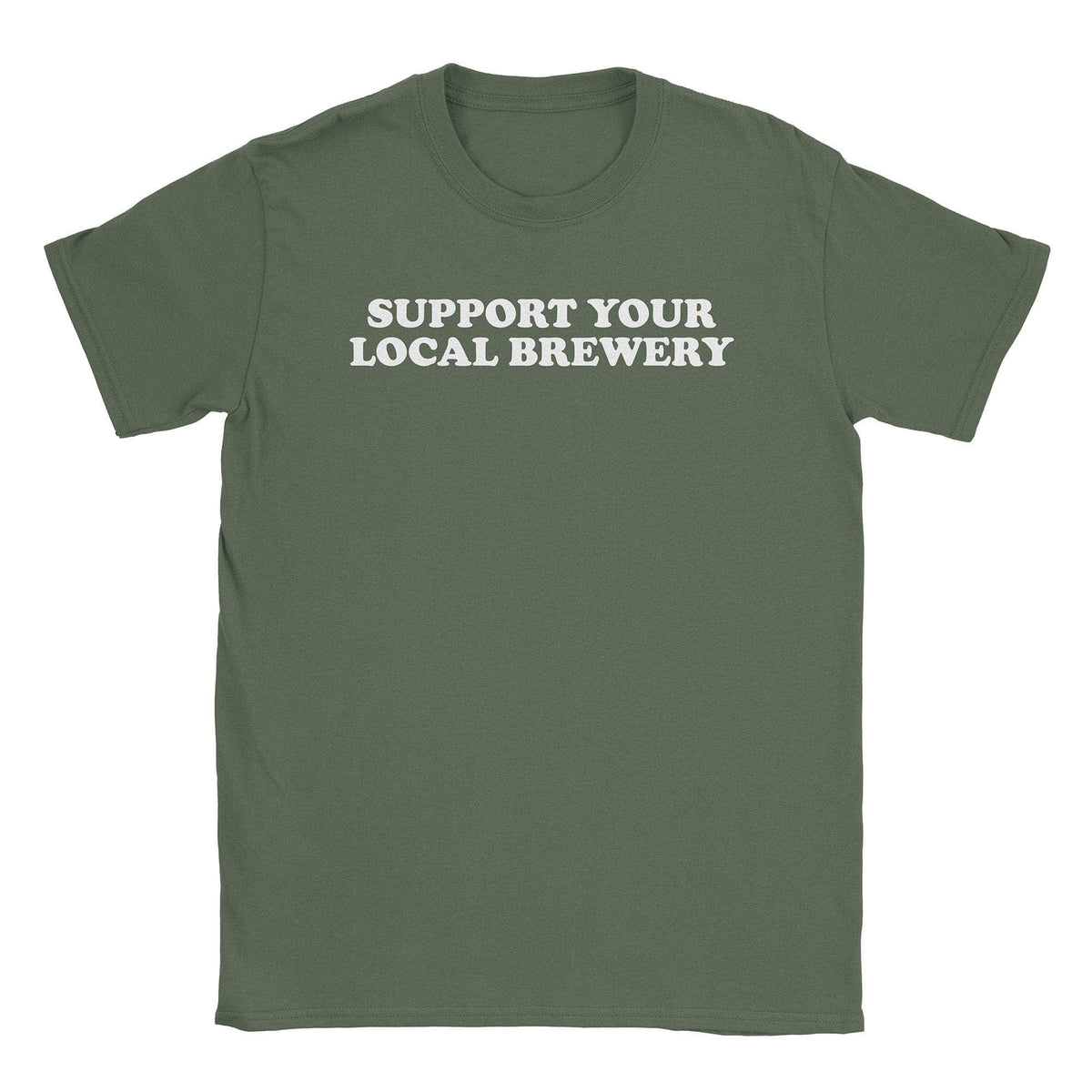 A-or-B-Tees T-Shirt Military Green / S Local Brewery T-Shirt