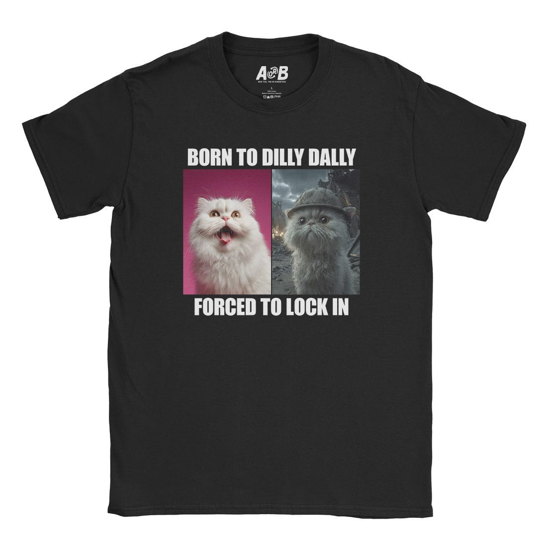 A-or-B-Tees T-Shirt Black / S Lock In T-Shirt