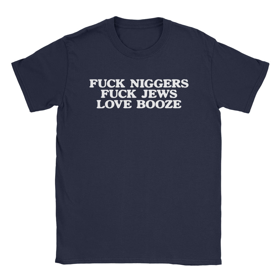 A-or-B-Tees T-Shirt Navy / S Love Booze T-Shirt