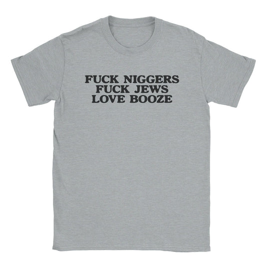 A-or-B-Tees T-Shirt Sport Grey / S Love Booze T-Shirt