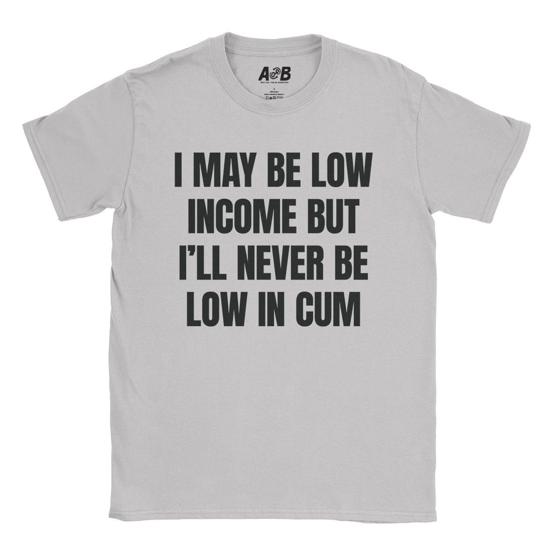 A-or-B-Tees T-Shirt Ice Grey / S Low Income T-Shirt