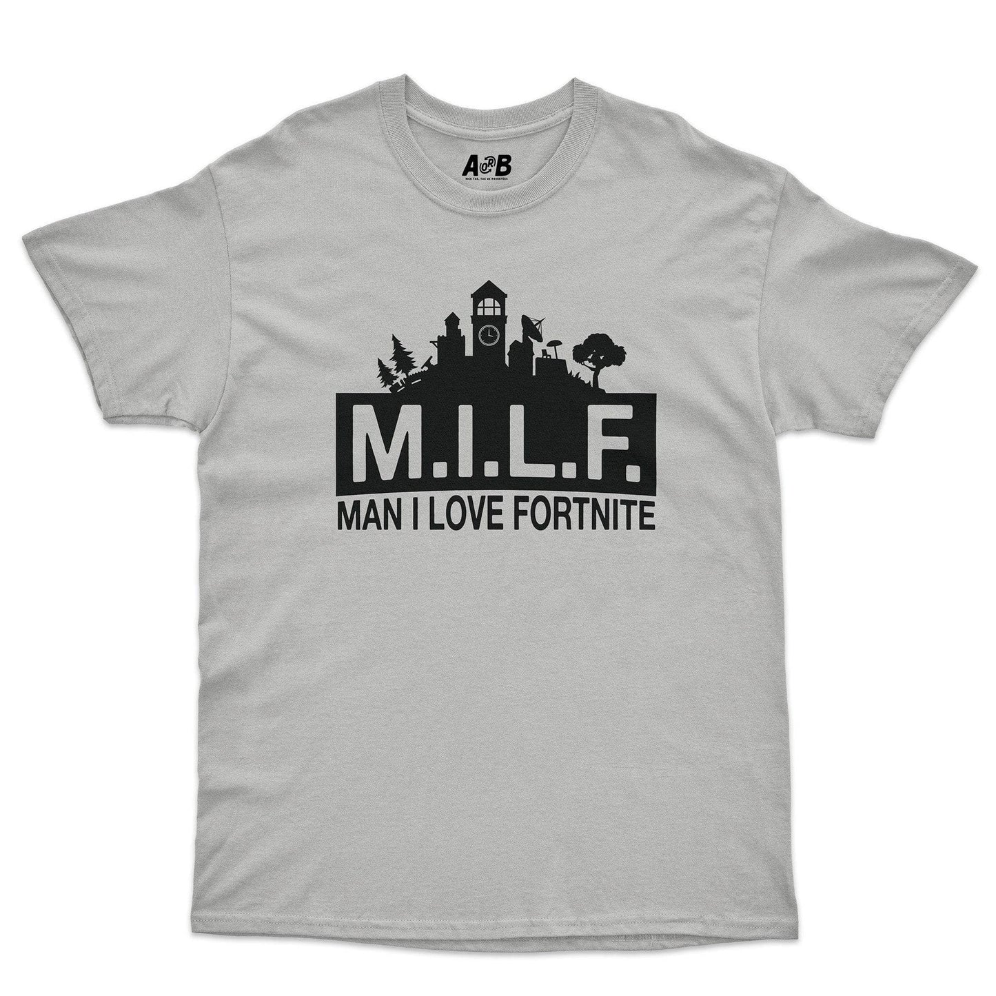 A-or-B-Tees T-Shirt Ice Grey / S M.I.L.Fortnite T-Shirt