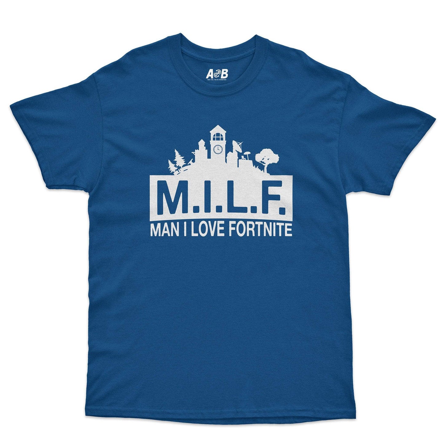 A-or-B-Tees T-Shirt Royal / S M.I.L.Fortnite T-Shirt